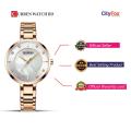 CURREN 9051-Rosegold & White Fashion Elegant Quartz Watch for Women.