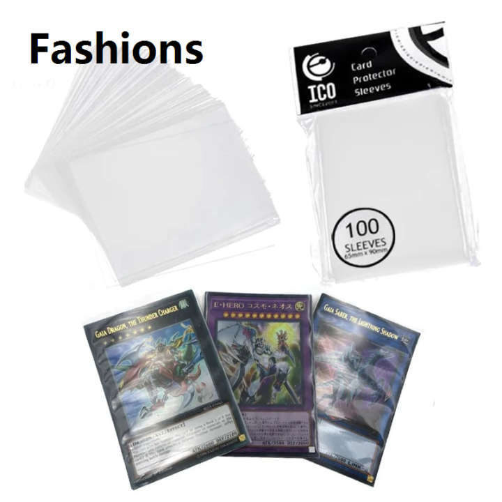 Fashions New style 100Pcs/Pack 65*90mm Card Sleeve Cards Protector Magic Killers of Three Kingdom Football Star Card Transparent Board Games