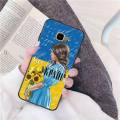 Ukraine flag Girl Phone Case for Samsung A51 01 50 71 21S 70 31 40 30 10 20 S E 11 91 A7 A8 2018. 