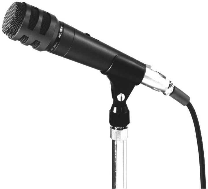 TOA DM-1200 Handheld Wired Dynamic Microphone for PA System Black