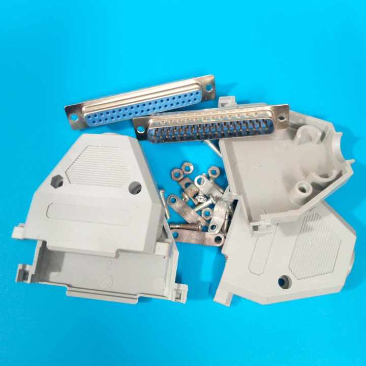 DB37 MALE & FEMALE 2 Rows 37 Pin VGA Plug Connector With Plastic ...