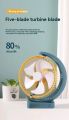Desktop 8-inch USB rechargeable desktop fan for home use, office use, student dormitories, portable silent small fan with shakin. 