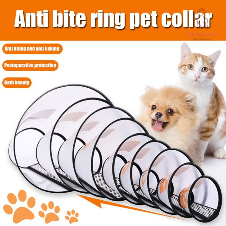 Dog Collar Cone Adjustable Pet Recovery Collar Comfy Kitten Cone