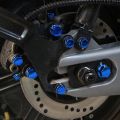 Motorcycle Nut Bolt Cap Cover 30Pcs/Set color-red/golden/blue. 