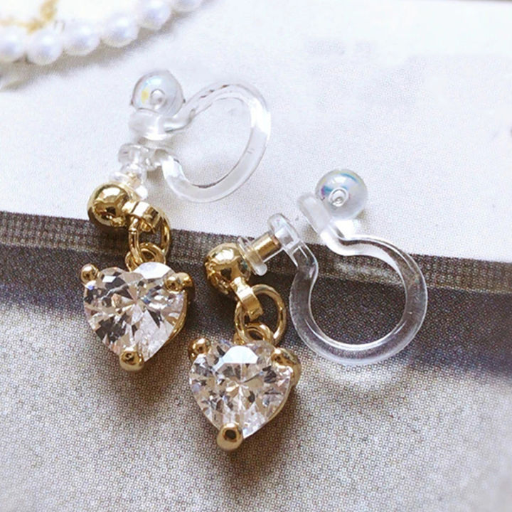 Invisible Clip-on Earring Converters For Non Pierced Ears Jewelry