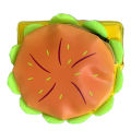 Xiaohongshu with the same three-dimensional cheeseburger crossbody bag, women's cartoon versatile, funny backpack, soft and cute backpack, foreign trade.