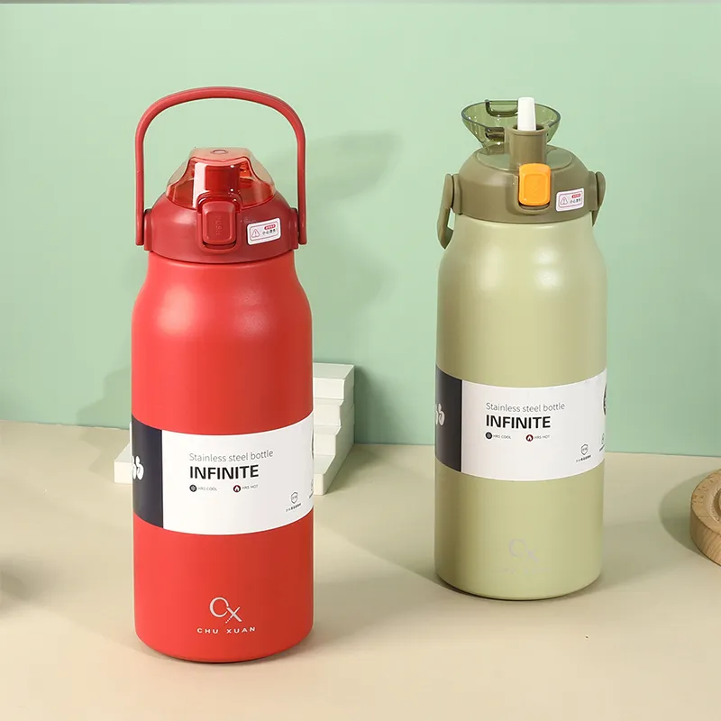 1700ML Large Capacity Thermo Bottle Outdoor Mug Stainless Steel