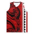 Polynesian Tribal Samoan Totem Tattoo Samoa Prints Mens Basketball Jersey Tropics Shirts Multiple Choices Multicolor Attract Eye. 