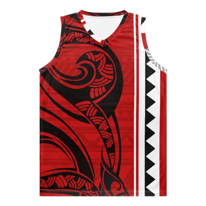 Polynesian%20Tribal%20Samoan%20Totem%20Tattoo%20Samoa%20Prints%20Mens%20Basketball%20Jersey%20Tropics%20Shirts%20Multiple%20Choices%20Multicolor%20Attract%20Eye%20-%20Image%203