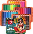 KALOUR Professional Colored Pencils,Set of 120 Colors,Artists Soft Core with Vibrant Color,Ideal for Drawing Sketching Shading,Coloring Pencils for Adults Artists Beginners.