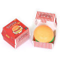 Simulation Burger Stress Relief Toy Stress Ball 3D Squishy Hamburger TPR Decompression Squeeze Ball Sensory Gifts Party Adults.
