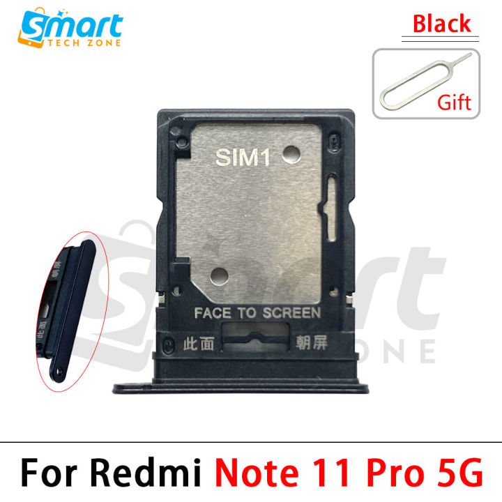 Xiaomi%20Redmi%20Note%2011%20Pro%205G%20Sim%20Tray%20Micro%20SD%20Card%20Slot%20with%20Sim%20Ejector%20Pin%20Replacement%20Part%20-%20Image%202
