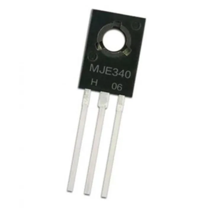 3Pcs- MJE340 MJE 340 E340 NPN Transistor 300V 5A 20W Electronic Power Transistor NPN Switch Mode Triode Bipolar Transistor TO-126 Package 3Pin Leads 