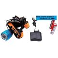 ProBeam LED Rechargeable Dual-Light Zoom Headlamp – Adjustable Headlight for OT, Cycling, Fishing & Outdoor Use.