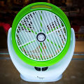 JOYKALY YG-718 Rechargeable 2400mAh Lithium Battery Strong Wind Portable Fan With LED Lamp. 
