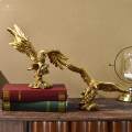 Eagle Figurine Statue Resin Table Crafts Tabletop Centerpiece Decoration for Office Living Room Home Decor Collection Hand Painted.