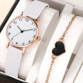 2022 New Watch Women Fashion Casual Leather Belt Watches Simple Ladies Round Dial Quartz Wristwatches Dress Clock Reloj Mujer. 