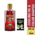 Red King Men's Cooling Oil 200ml & HairCode Egypt Shampoo Hair Color 18 ml. 