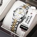 POEDAGAR Luxury Ladies Wristwatch Luminous Waterproof Date Week Woman Dress Watches Stainless Steel Women Watch Quartz Clock+Box.