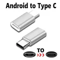 【All Series】 Micro USB to Type-C to Lightning Adapter Android Apple IOS UBS-C Converter Data Sync Fast Charging Charger. 