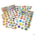 1 Pkt Sticker Smiley Face Self-Adhesive PVC Label for School Teacher Rewards Kids Toys for Children.
