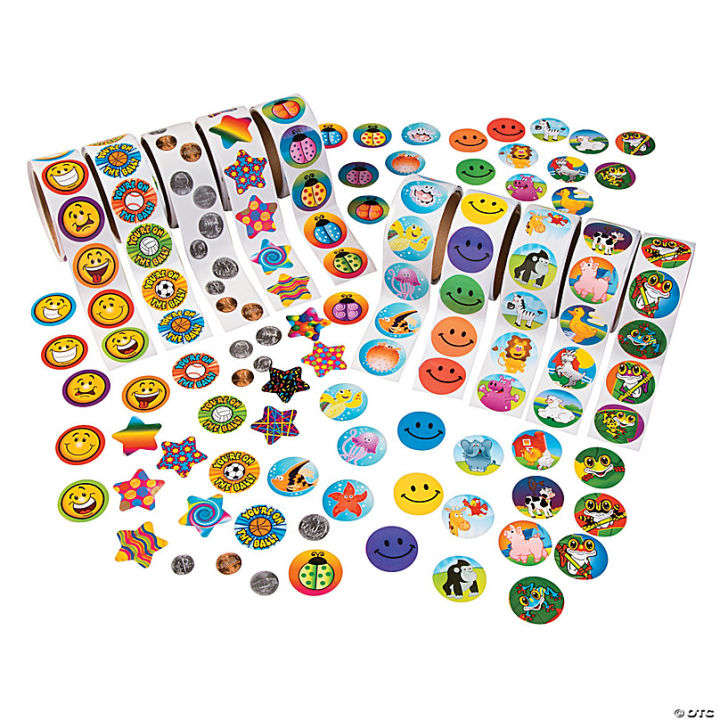 1%20Pkt%20Sticker%20Smiley%20Face%20Self-Adhesive%20PVC%20Label%20for%20School%20Teacher%20Rewards%20Kids%20Toys%20for%20Children%20-%20Image%204