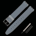 Silicone strap women's watch accessories buckle 16mm for Swatch watch strap SKIN SFK360 SFK361 SFK397 SVUB100 SVOW100 watch band. 