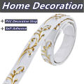 3D PVC self-adhesive decorative cord baseboard, ceiling decoration line, background wall plastic line, 3D wall sticker, home decoration.