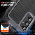 Anti-fall 2 in 1 Heavy Duty Armor Case For Samsung Galaxy A14 5G Phone Case Shockproof Soft Casing Hard Back Cover.