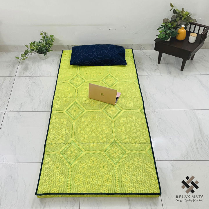Relax%20Floor%20Mattress%20-Marigold%20Floral%20Premium%20Sleeping%20Mat%20-%20Image%207