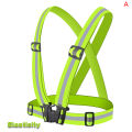 Reflective Vest Unisex High Visibility Adjustable Safety Vests Elastic Strip Security Traffic Night Working Running Cycling Vest.