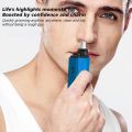 Portable Nose Hair Trimmer Rechargeable Electric Facial Hair Eyebrow Trimmer Mini Nose Hair Cleaner USB Charging. 