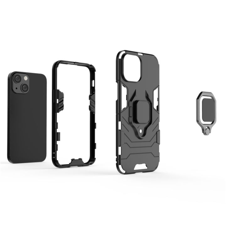 For%20Apple%20iPhone%2013%20Mini%20Case,%20Silicone%20TPU%20and%20Hard%20PC%20Luxury%20Armor%20Shockproof%20Metal%20Ring%20Holder%20Cover%20Phone%20Casing%20-%20Image%203