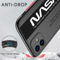 UCUC for OPPO A83 Back Cover Stripe NASA Frosted Transparent Hard Phone Case Thin Shockproof Full Cover Camera Protect Case.