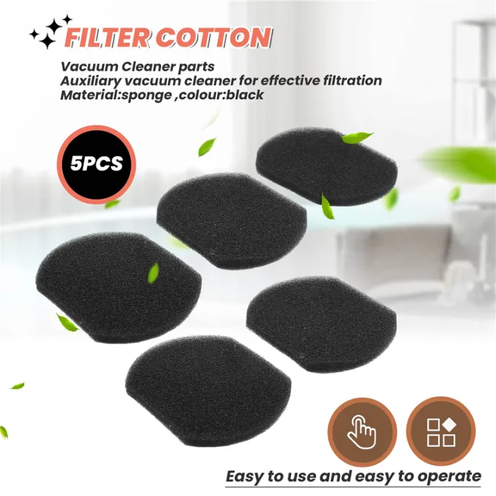 5Pcs%20Filter%20Cotton%20For%20Dx118C%20Dx128C%20Vacuum%20Cleaner%20Parts%20Effective%20Tool%20-%20Image%203