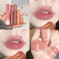 Waterproof Mirror Jelly Lip Glaze Water-light Lip Gloss Long Lasting Moisturising Glossy Red Tint Lips Makeup Cosmetics. 