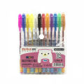 Cute glitter pen multicolor highlighter creative DIY student painting color pen set eye-catching marker pen wholesale. 