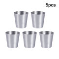 10pcs Liquor Cup Stainless Steel Shot Cups Portable Drinking Tumbler Spirits Cup.
