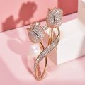 Retro bee chain brooch insect oil drop rhinestone brooch set chain clothing accessories female pin.