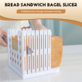 Bread Slicer Toast Slicer Bread Toast Slicer Bagel Loaf Slicer Sandwich Maker Toast Slicing Machine Folding Bread-Cutter.