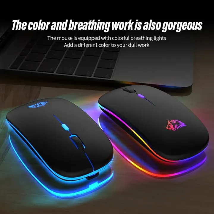 Rechargeable%20Bluetooth%20Mouse,%202.4G%20Dual%20Mode,%20Seven%20Colors%20Breathing%20Light%20Mute%20Button,%20Suitable%20for%20PC,%20IPad,%20Laptop%20-%20Image%202