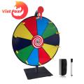 Exciting Noise Prize Wel 12 Inch Prize Wel with Stand for Carnivals Trade Shows Spinning Rou te Wel with Marker Eraser Big Turnle for Fun Events Prize Wel with Red inter. 