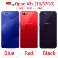For Oppo A3s 16GB and 32GB Back Panel/ Backshell/ Casing + Camera Lens + Side Buttons With Logo-All Colors Available. 