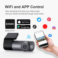 2K Dash Cam For Cars DVR Recorder Front Dash Camera KAWA D5 Emergency Video Recording EN,RU,FR,JP Voice Control WiFi APP Monitor. 