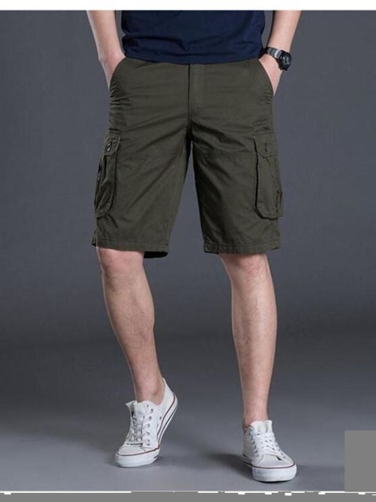 Mans%20Comfortable%20Cotton%20Cargo%20Shorts%20Half%20Pants%20-Two%20Quarter%20Pant%20-%20Image%202