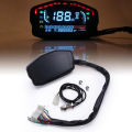 Universal Motorcycle LCD Digital Tachometer LED Speedometer Odometer Gauge. 