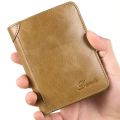 Dante Classic Retro Style Wallet 100% Genuine Leather Men Wallets Short Male Purse Card Holder Wallet Men Fashion High Quality.