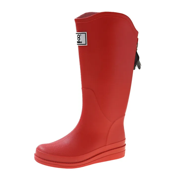 New%20fashion%20high%20rise%20rain%20boots%20women's%20adult%20water%20boots%20high%20waterproof%20non-slip%20outer%20wear%20martin%20boots%20snow%20boots%20biker%20boots%20-%20Image%205