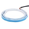 (New)1.5m Car Auto Waterproof Universal Four Color Rear Flowing Light Tail Box Lights with Tail Light Controller, Ice Blue Light Driving Light, White Light Reversing Light, Red Light Brake Light, Yellow Light Turn Signal Light, LED Lamp Strip Tail Decorat. 