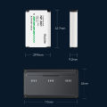 2pcs NP-BX1 Batteries+3-Slot Battery Charger Card Slots USB Port for Sony ZV-1/RX100M6/H400/ WX350/RX100 /HX50/HDR-PJ410 Camera. 